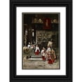 thumbnail image 1 of José Gallegos Y Arnosa 11x14 Black Ornate Wood Framed Double Matted Museum Art Print Titled: Choir Boys (C. 1885-1890), 1 of 5