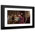 thumbnail image 1 of José Gallegos Y Arnosa 24x16 Black Modern Framed Museum Art Print Titled - The Cardinals, 1 of 5