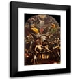 thumbnail image 1 of José Juárez 17x24 Black Modern Framed Museum Art Print Titled - The Martyrdom of Saint Lawrence, 1 of 5