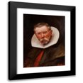 thumbnail image 1 of José Llaneces 15x18 Black Modern Framed Museum Art Print Titled - Portrait of an Elderly Man Dressed in the Style of the Reign of Philip IIi, 1 of 5