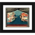 thumbnail image 1 of José María Sert 24x20 Black Ornate Framed Double Matted Museum Art Print Titled: Music Angeles (Angels), 1 of 5