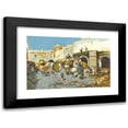 thumbnail image 1 of José Navarro y Llorens 14x11 Black Modern Framed Museum Art Print Titled - A Bustling Street (1900), 1 of 5