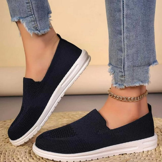 Josdec Clearance Walking Shoes Orthopedic Ventilate Round Head Comfy