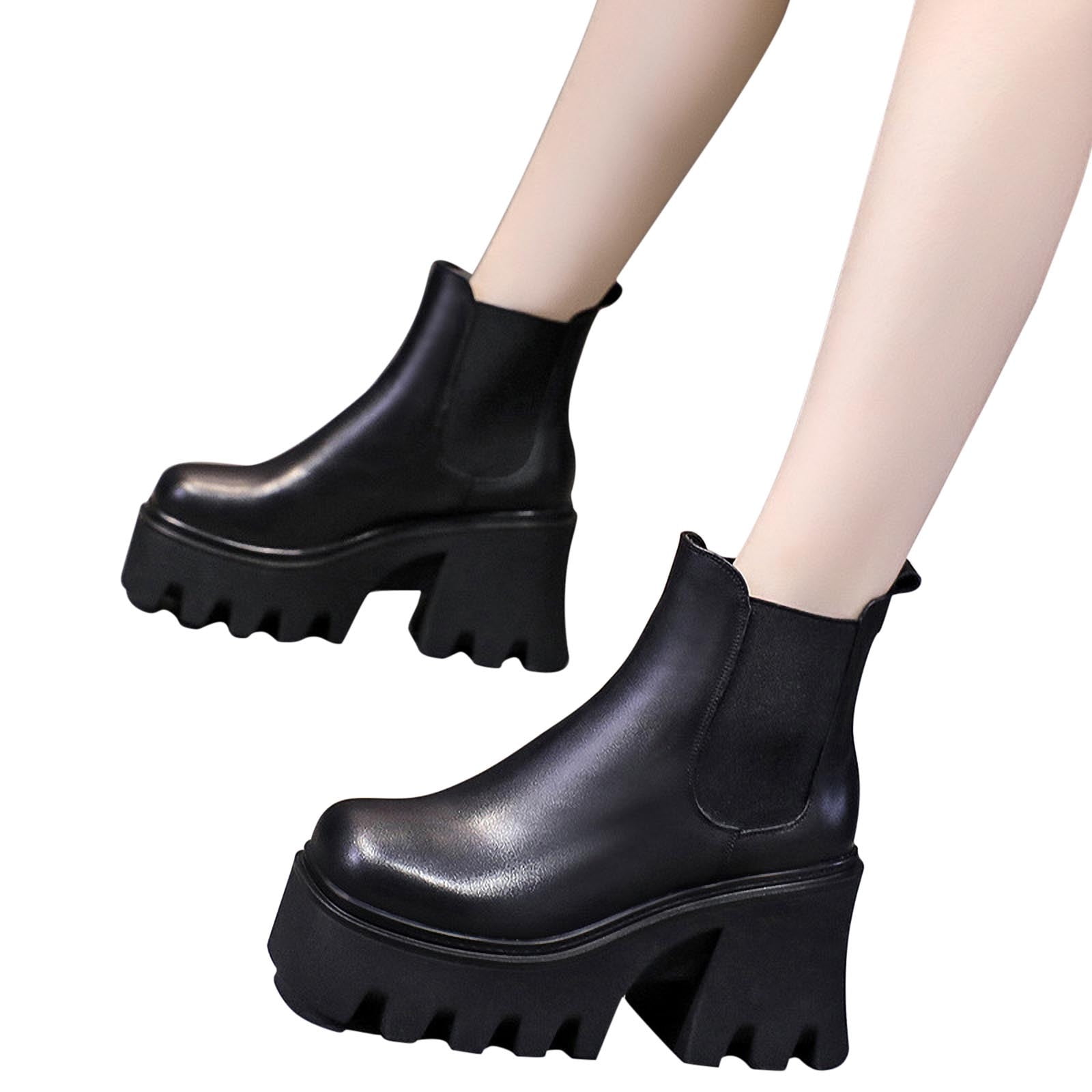 wide width boots with heels