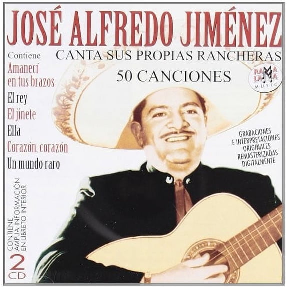 Jose Alfredo Jimenez - Canta Sus Propias Rancheras 50 Canciones - Music & Performance - CD
