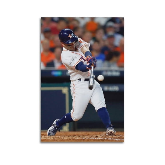 Jose Altuve Baseball Poster Poster Album Cover Posters for Bedroom Wall Art Canvas Posters Music Album Cover Poster
