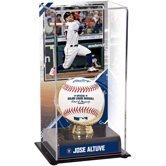 Jose Altuve Houston Astros Gold Glove Display Case with Image