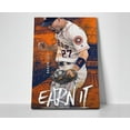 thumbnail image 1 of Jose Altuve Poster or Wrapped Canvas, 1 of 1