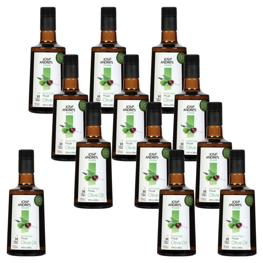 Jose Andres Picual Olive Oil, 16.9 OZ, 12 Pack