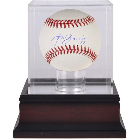 Jose Berrios Toronto Blue Jays Autographed Baseball and Mahogany Baseball Display Case - Fanatics Authentic Certified