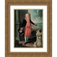 thumbnail image 1 of Jose Campeche 2x Matted 20x24 Gold Ornate Framed Art Print 'Ramon de Castro', 1 of 2