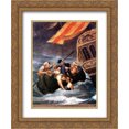 thumbnail image 1 of Jose Campeche 2x Matted 20x24 Gold Ornate Framed Art Print 'The Rescue of Don Ramon Power y Giralt ', 1 of 2