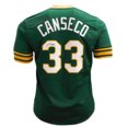 thumbnail image 1 of Jose Canseco Autographed Oakland (Green #33) Custom Jersey - JSA, 1 of 3
