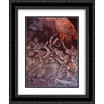 thumbnail image 1 of Jose Clemente Orozco 2x Matted 20x24 Black Ornate Framed Art Print 'The Clowns of War Arguing in Hell', 1 of 2
