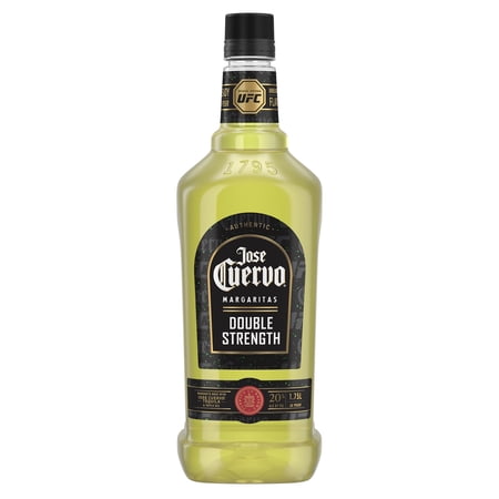 Jose Cuervo Authentic Margarita Double Strength Original Cocktail, 1.75 L Plastic Bottle, 20% ABV