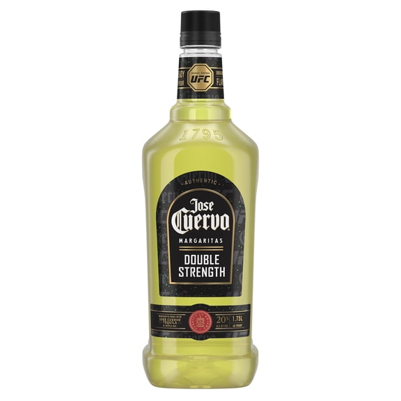 Jose Cuervo Authentic Margarita Double Strength Original Cocktail, 1.75 L Plastic Bottle, 20% ABV