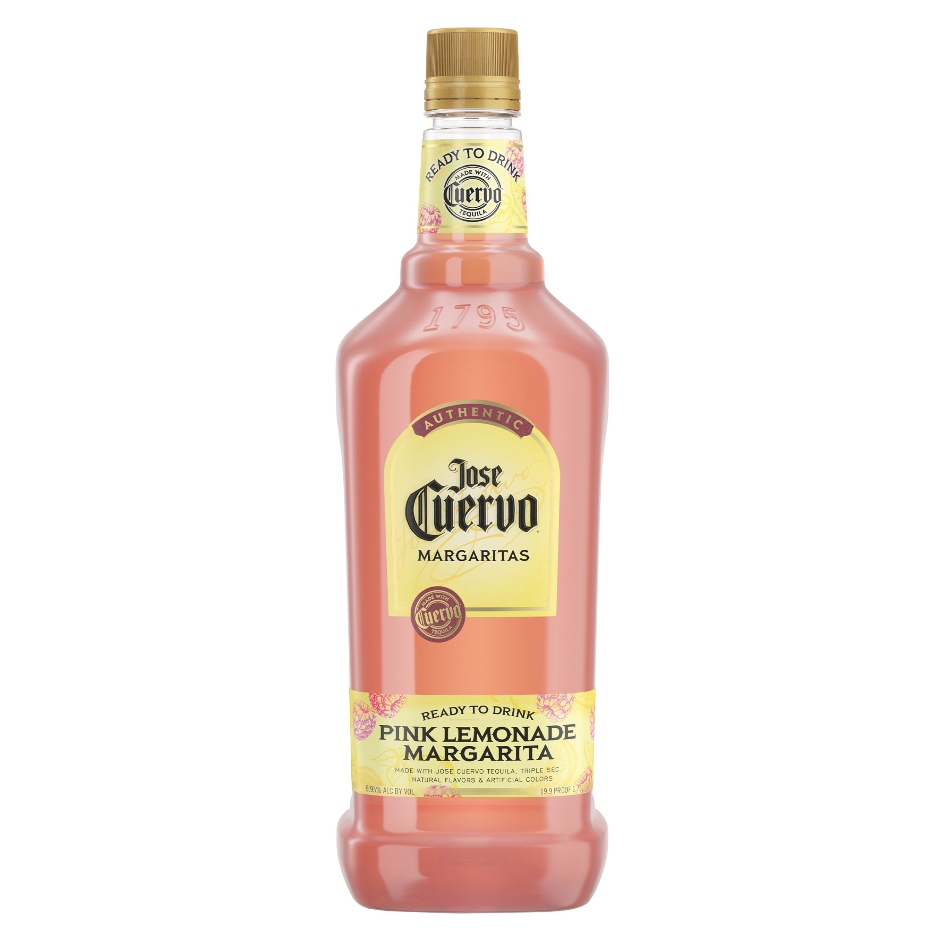 Jose Cuervo Authentic Margarita Pink Lemonade, 1.75 L, 9.95% ABV