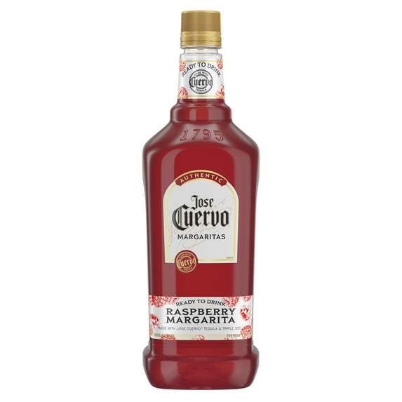 Jose Cuervo Authentic Margarita Raspberry, 9.95% ABV, 1.75 L Plastic Bottle