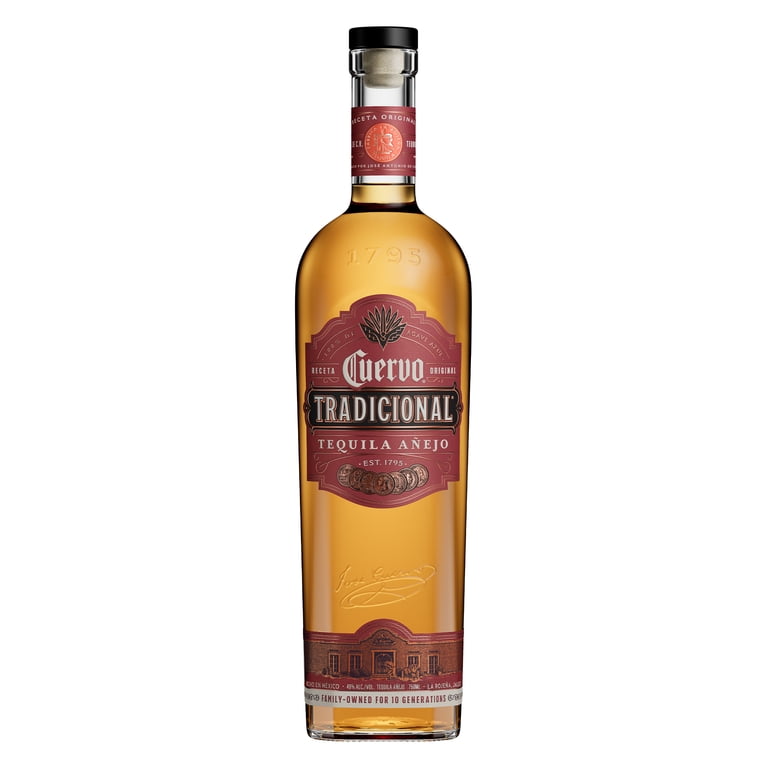 Jose Cuervo 750ml12本本日値引き後削除 Jose Cuervo Tradicional Añejo Tequila, 750 ml Glass Bottle, 40