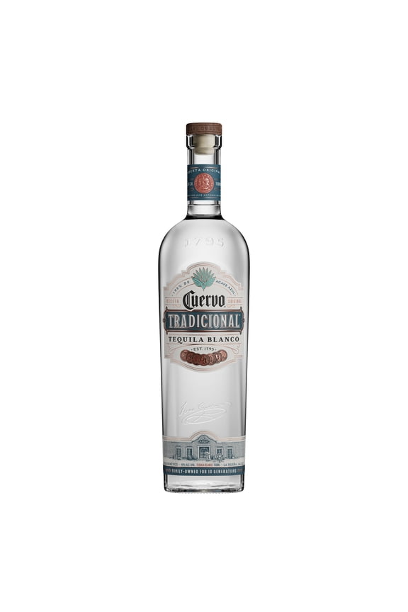 Tradicional Blanco Blanco Tequila, 750 ml Glass Bottle, 40% ABV