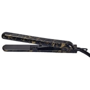 Jose Eber 100% Pure Ceramic Flat Iron Black Marble - 1.25 Plates - Temperature Control, Negative Ionic Technology, Professional Hair Straightener