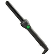 Jose Eber Clipless Curling Iron 1 25mm - Black - Professional Tourmaline Ceramic Barrel, Wand Styling Tool, Ion Technology, Heat Resistant Glove