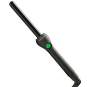 Jose Eber Clipless Curling Iron .75 19mm - Black - Professional Tourmaline Ceramic Barrel, Wand Styling Tool, Ion Technology, Heat Resistant Glove
