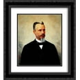 thumbnail image 1 of Jose Ferraz de Almeida Junior 2x Matted 20x24 Black Ornate Framed Art Print 'Portrait of Bernardino de Campos', 1 of 2