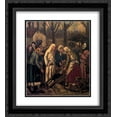 thumbnail image 1 of Jose Gutierrez Solana 2x Matted 20x22 Black Ornate Framed Art Print 'The Burial of the Sardine', 1 of 2