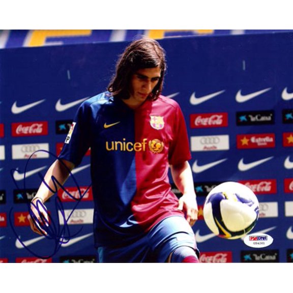 Jose Martin Caceres Autographed 8x10 Photo Barcelona PSA/DNA #U54261