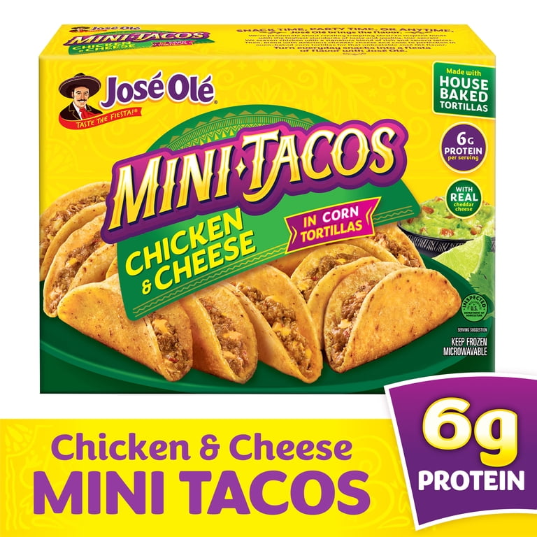 tacoさん専用 Jose Ole Chicken & Cheese Mini Tacos, Frozen Mexican Appetizer
