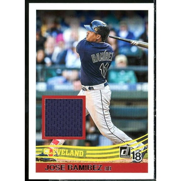Jose Ramirez Card 2018 Donruss '84 Retro Materials #R84JR