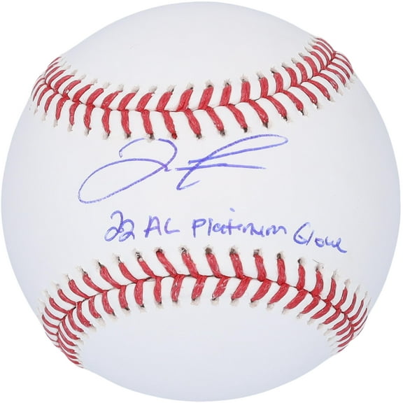 Jose Trevino New York Yankees Autographed Baseball with "22 AL Platinum Glove" Inscription - Fanatics Authentic Certified