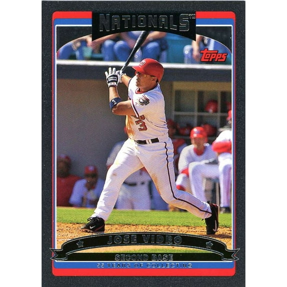 Jose Vidro Card 2006 Topps Black #527