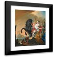 thumbnail image 1 of Josef Adam Ritter von Mölck 20x24 Black Modern Framed Museum Art Print Titled - Hercules Saving Hesione (1741), 1 of 5