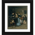 thumbnail image 1 of Josef Gisela 20x23 Black Ornate Framed Double Matted Museum Art Print Titled: Lotteries Chestners (1888), 1 of 5