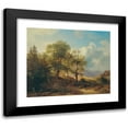 thumbnail image 1 of Josef Höger 17x15 Black Modern Framed Museum Art Print Titled - Summer Landscape in the High Mountains (1856), 1 of 5