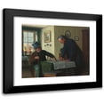 thumbnail image 1 of Josef Kinzel 14x12 Black Modern Framed Museum Art Print Titled - Important Meeting, 1 of 5