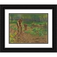 thumbnail image 1 of Josef Kinzel 18x15 Black Ornate Wood Framed Double Matted Museum Art Print Titled - Potato Harvest (1902), 1 of 5