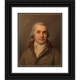 thumbnail image 1 of Josef Kreutzinger 15x18 Black Ornate Wood Framed Double Matted Museum Art Print Titled - Unknown Gentleman (Around 1800), 1 of 5