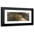 thumbnail image 1 of Josef Mayburger 24x12 Black Modern Framed Museum Art Print Titled - Garden Motif on Nonnberg, Salzburg, 1 of 1