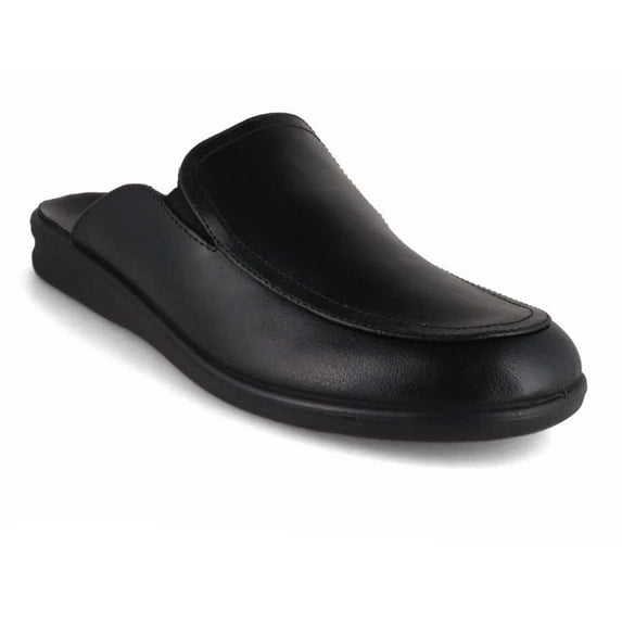 Josef Seibel Men Leather Slippers 'Westland Belfort’, black