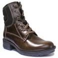 thumbnail image 1 of Josef Seibel Sandra 64 Women's Lace Up Leather Side Zip Boots In Olive Size 8.5, 1 of 6