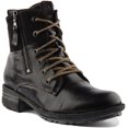 thumbnail image 1 of Josef Seibel Sandra 91 Women's Lace Up Leather Ankle Boot With Side Zip In Navy Size 6, 1 of 6