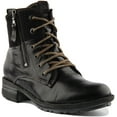 thumbnail image 1 of Josef Seibel Sandra 91 Women's Lace Up Leather Ankle Boot With Side Zip In Navy Size 9, 1 of 6