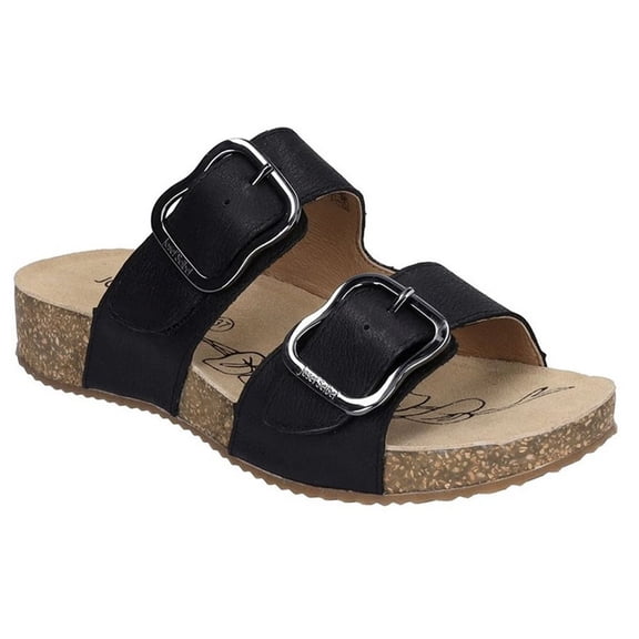 Josef Seibel Womens Tonga Leather Slip-on Sandals