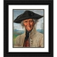 thumbnail image 1 of Josef Theodor Moroder-Lusenberg 20x24 Black Ornate Framed Double Matted Museum Art Print Titled: Portrait of a Veteran, 1 of 5