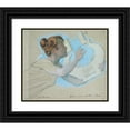 thumbnail image 1 of Josef Wawra 14x12 Black Ornate Wood Framed Double Matted Museum Art Print Titled: Study on the Picture; Fairy, 1 of 5