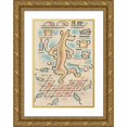 thumbnail image 1 of Josef Čapek 18x24 Gold Ornate Framed and Double Matted Museum Art Print Titled - I Had a Dog and a Cat Pl 05 (1928), 1 of 4