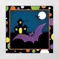 thumbnail image 1 of Josefina 12x12 White Modern Wood Framed Museum Art Print Titled - Halloween Bat, 1 of 4